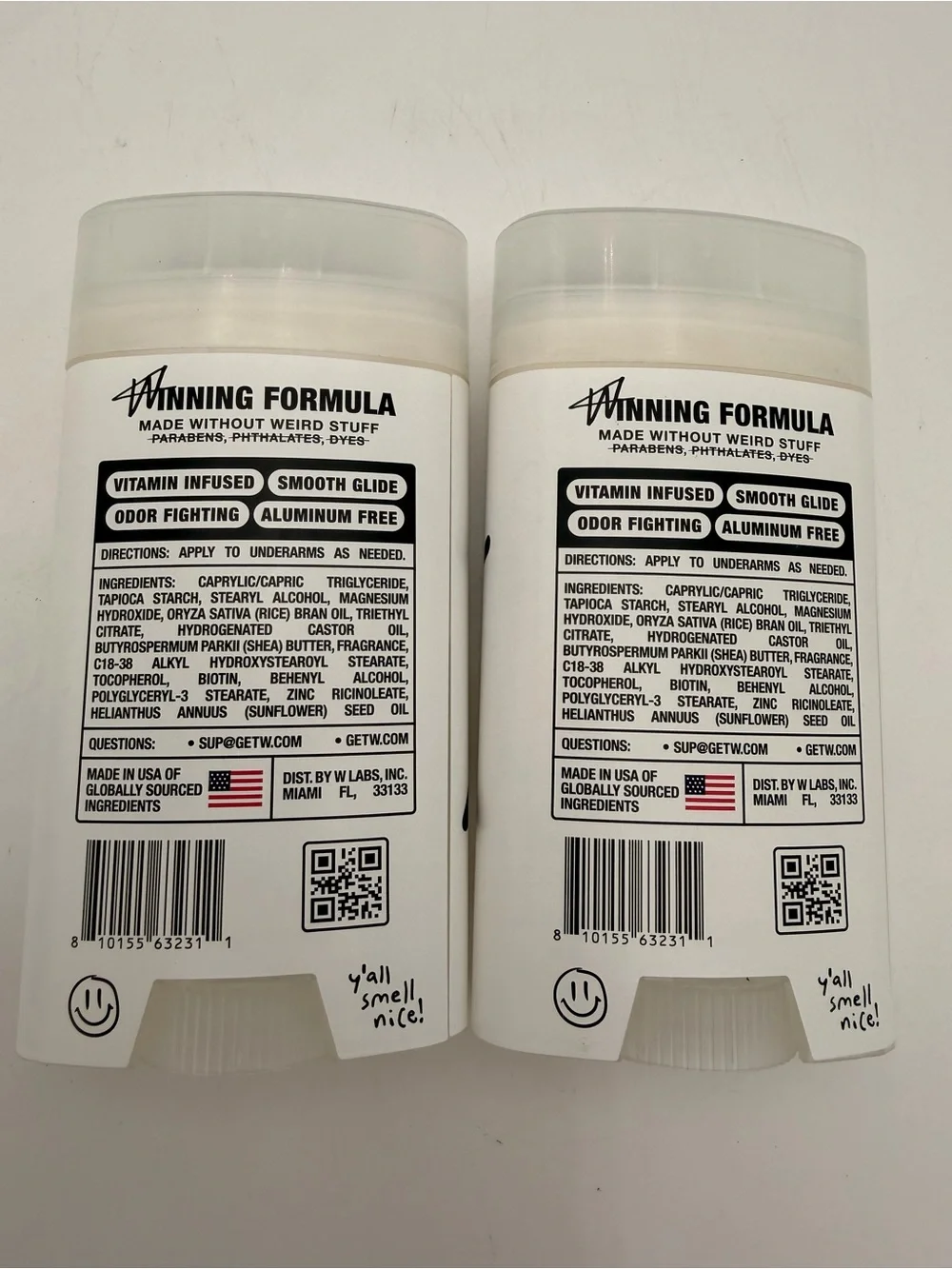 fresh Aluminum-Free Deodorant Stick — White